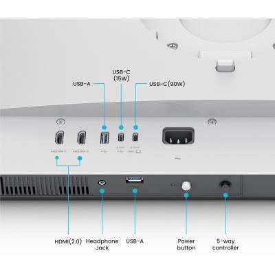 BENQ 31,5" IPS LED MA320U/3840x2160/1300:1/ 5ms/550 cdm/ HDMI/USB-C/výš. nast./repro/pro MacBook Pro a MacBook Air