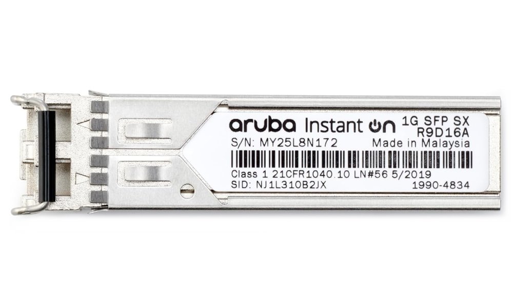HPE Aruba Instant On 1G SFP LC SX 500m OM2 MMF Transceiver 1420 1820 1830 1930 1950 1960