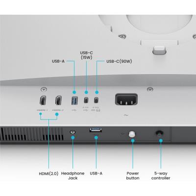 BENQ 27" IPS LED MA270U/3840x2160 / 1200:1/ 5ms/ 400 cdm/HDMI/USB-C/repro/výš. nast./ proMacBook Pro a MacBook Air
