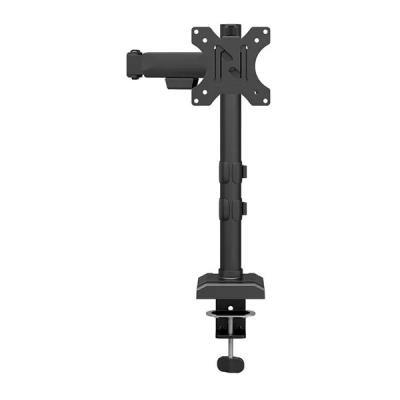 Neomounts NERO Single Flat Screen Desk Mount 10-32" (phone holder+Quick-fix clamp/grommet)