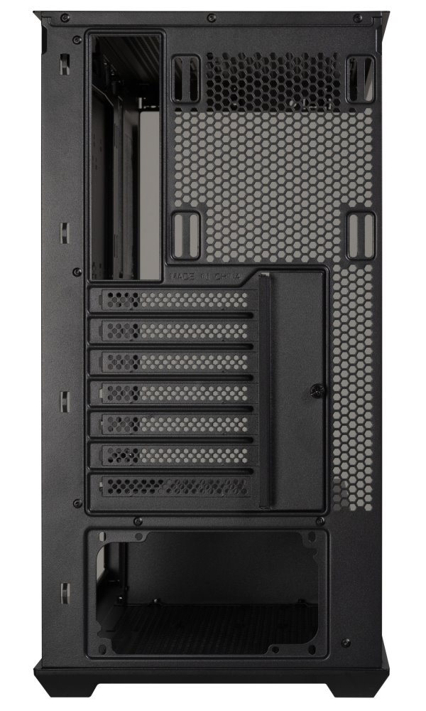 BitFenix skříň CETO Cube / 4x 120mm ARGB fan / 2x USB 3.0 / USB-C / tvrzené sklo / černá