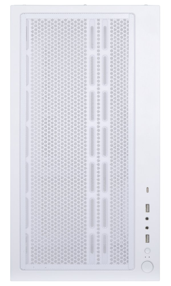 BitFenix skříň CETO Cube / 4x 120mm ARGB fan / 2x USB 3.0 / USB-C / tvrzené sklo / bílá