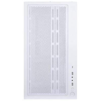 BitFenix skříň CETO Cube / 4x 120mm ARGB fan / 2x USB 3.0 / USB-C / tvrzené sklo / bílá