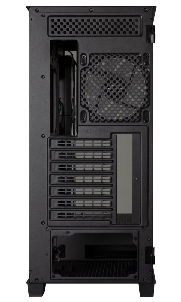 BitFenix skříň CETO / ATX / 4x 120mm FRGB fan / 2x USB 3.0 / USB-C / tvrzené sklo / černá