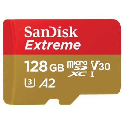 SanDisk Extreme 128GB microSDXC / CL10 UHS-I  / U3 / V30 / vč. adaptéru