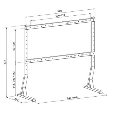 Neomounts TV Desk Stand 45-90"  (legs)