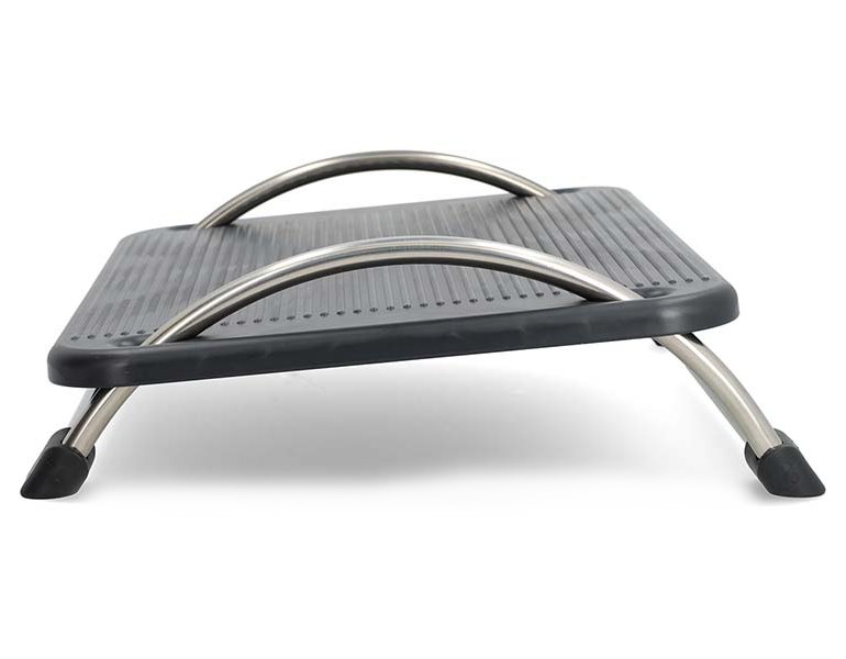 NEDIS ergonomická podnožka/ kovová/ černá