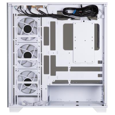 BitFenix skříň CETO / ATX / 4x 120mm FRGB fan / 2x USB 3.0 / USB-C / tvrzené sklo / bílá