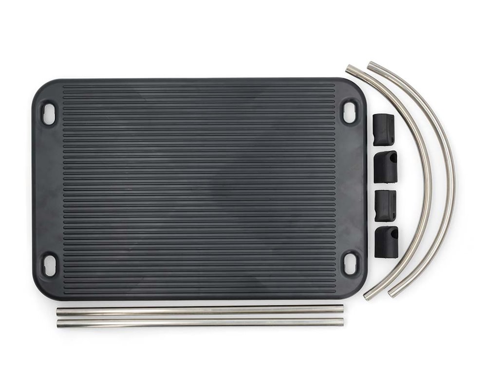 NEDIS ergonomická podnožka/ kovová/ černá