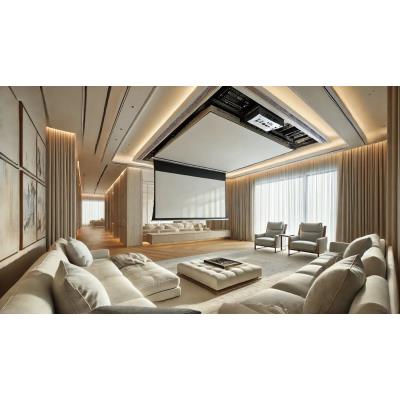 ELITE SCREENS plátno elektrické motorové stropní 120" (307,3cm)/ 16:9/ 149,4×265,7cm/ gain 1.1/ 20" drop/ CineWhite