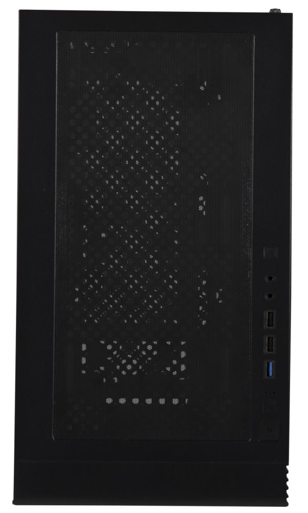 BitFenix skříň Flow FRGB/ ATX / 4x120mm FRGB fan / 2xUSB 3.0  / tvrzené sklo / černá