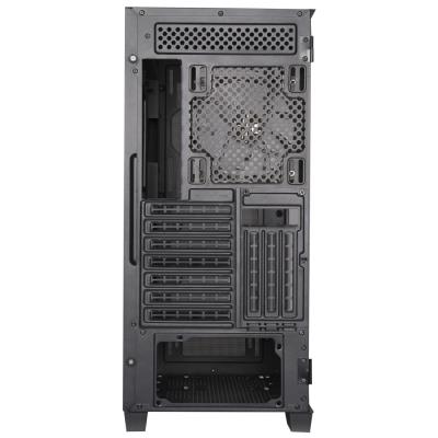 BitFenix skříň Flow FRGB/ ATX / 4x120mm FRGB fan / 2xUSB 3.0  / tvrzené sklo / černá