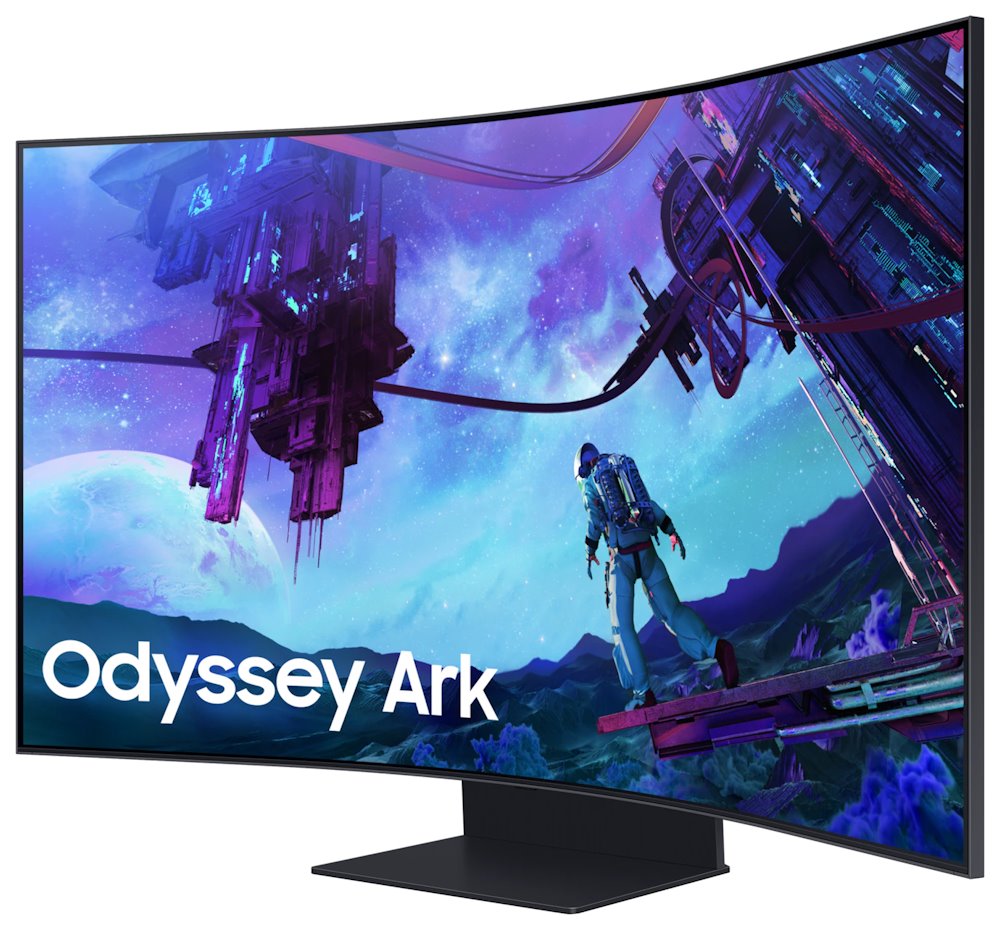 Samsung Odyssey Ark G97NC 55" /Prohnutý/3840x2160/16:9/VA/1ms/165Hz/Jack/HDMI/DP/USB/LAN/WiFi/BT/PIVOT/VESA/Repro