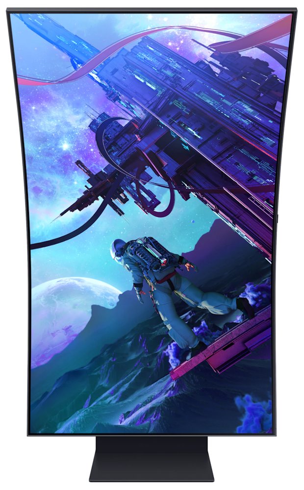 Samsung Odyssey Ark G97NC 55" /Prohnutý/3840x2160/16:9/VA/1ms/165Hz/Jack/HDMI/DP/USB/LAN/WiFi/BT/PIVOT/VESA/Repro
