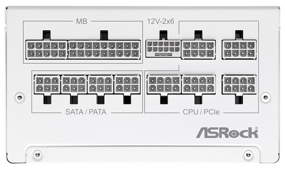 ASRock SL-850GW / 850W / 80PLUS Gold / ATX3.1 / modulární / 135mm fan / bílý / akt.