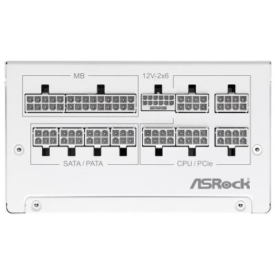 ASRock SL-850GW / 850W / 80PLUS Gold / ATX3.1 / modulární / 135mm fan / bílý / akt.