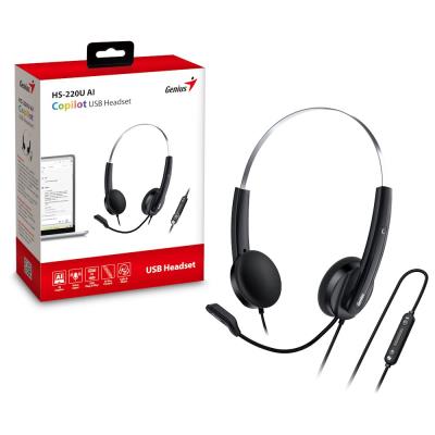 GENIUS headset HS-220U AI/ USB-C/Copilot