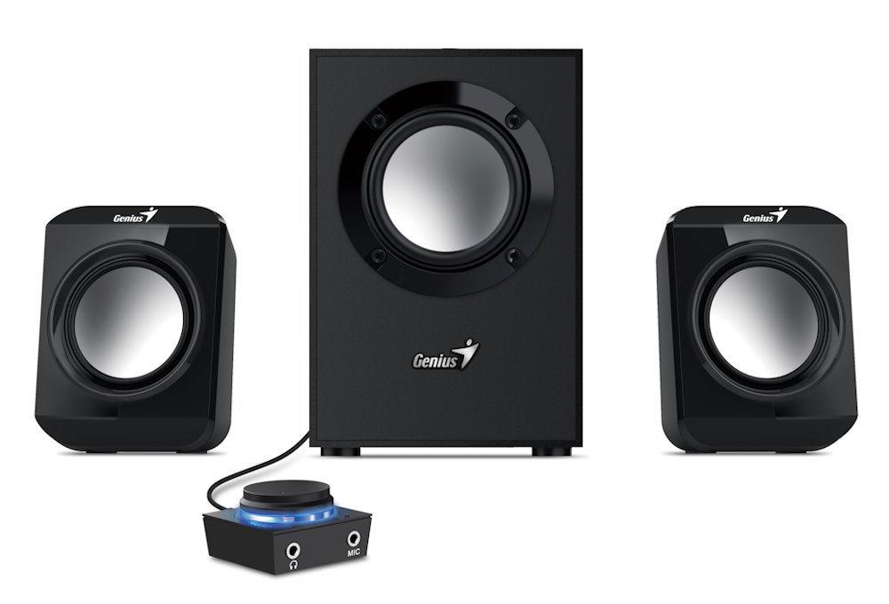 GENIUS repro SW-2.1 300 Ver. II/ 2.1/ 10W/ barva černá