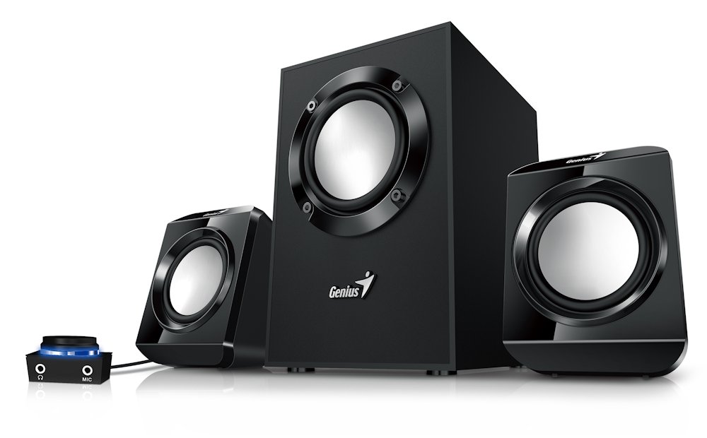 GENIUS repro SW-2.1 300 Ver. II/ 2.1/ 10W/ barva černá