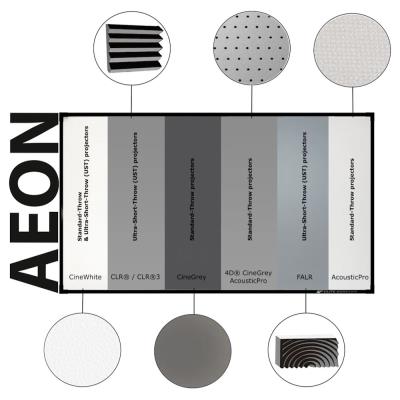 ELITE SCREENS plátno v pevném rámu 120" (305cm)/ 16:9/ 149,5×265,8cm/ CLR3/ bezrámové/ pro UST projektory