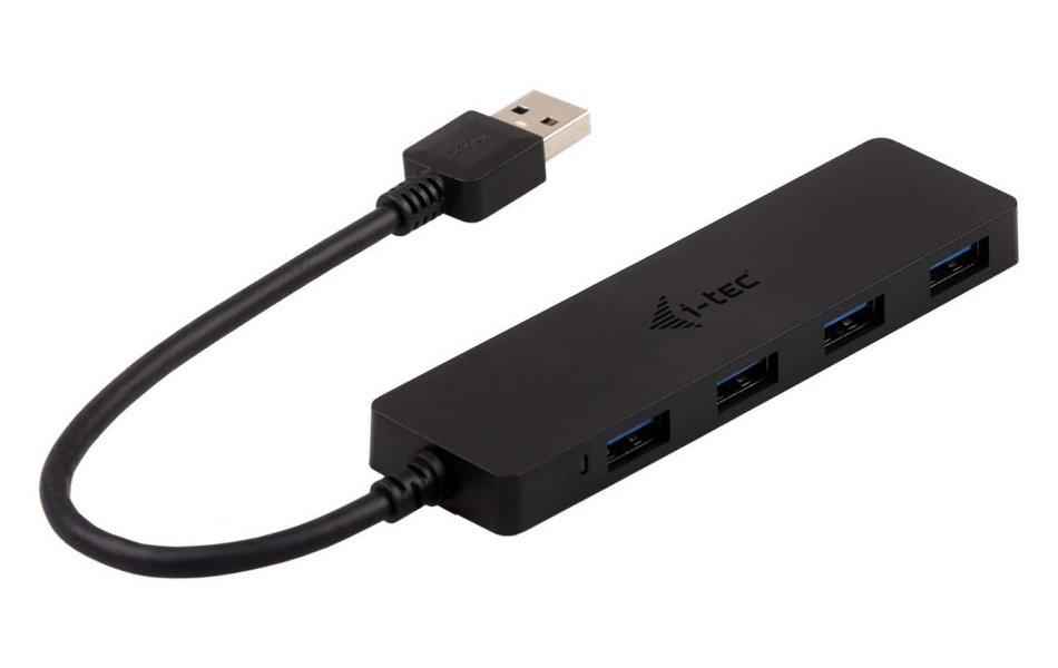 i-tec USB HUB ADVANCE/ 4 porty/ USB 3.0/ pasivní/ slim/ černý