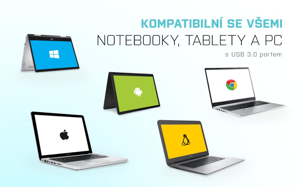 i-tec USB HUB ADVANCE/ 4 porty/ USB 3.0/ pasivní/ slim/ černý