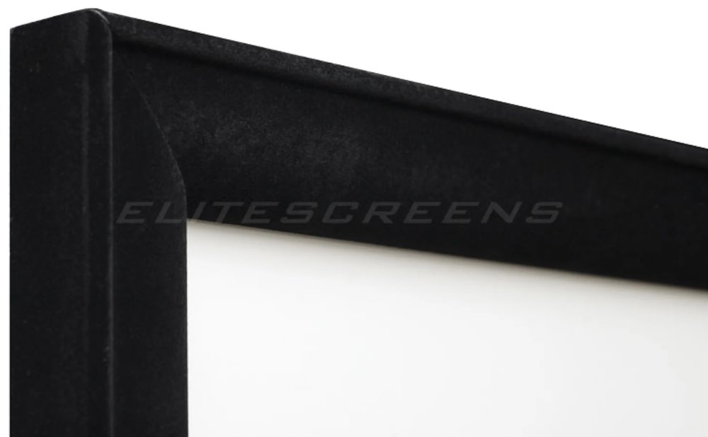 ELITE SCREENS plátno v pevném rámu 120" (304,8cm)/ 16:9/ 149,4×265,7cm/ gain 1.1/ rám černý 6cm