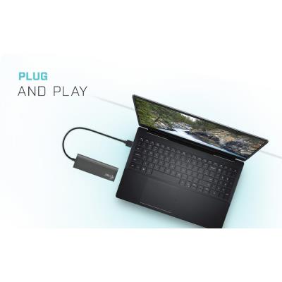 i-tec USB HUB METAL/ 4 porty/ USB 3.0/ napájecí adaptér/ kovový