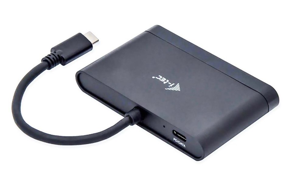 i-tec USB 3.1 Type C HDMI Travel adaptér PD/Data/ 1x HDMI 4K Ultra HD 3840x2160/ 2x USB 3.0/ černý