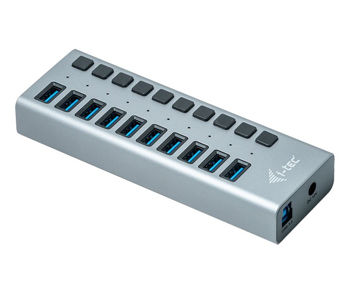 i-tec USB 3.0 nabíjecí HUB 10 Port + napájecí adaptér 48 W