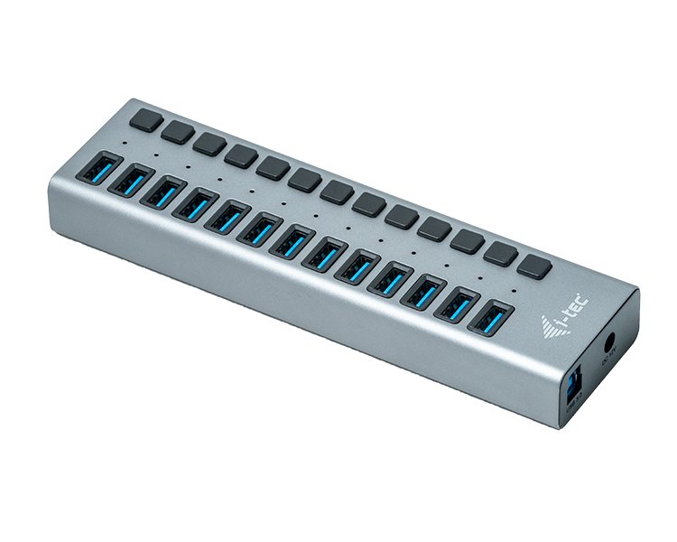 i-tec USB 3.0 nabíjecí HUB 13 Port + napájecí adaptér 60 W