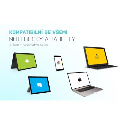 i-tec USB 3.1 Type C HDMI Travel adaptér PD/Data/ 1x HDMI 4K Ultra HD 3840x2160/ 2x USB 3.0/ černý