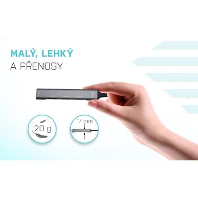 i-tec USB 3.0 HUB Metal 1x USB 3.0 + 3x USB 2.0