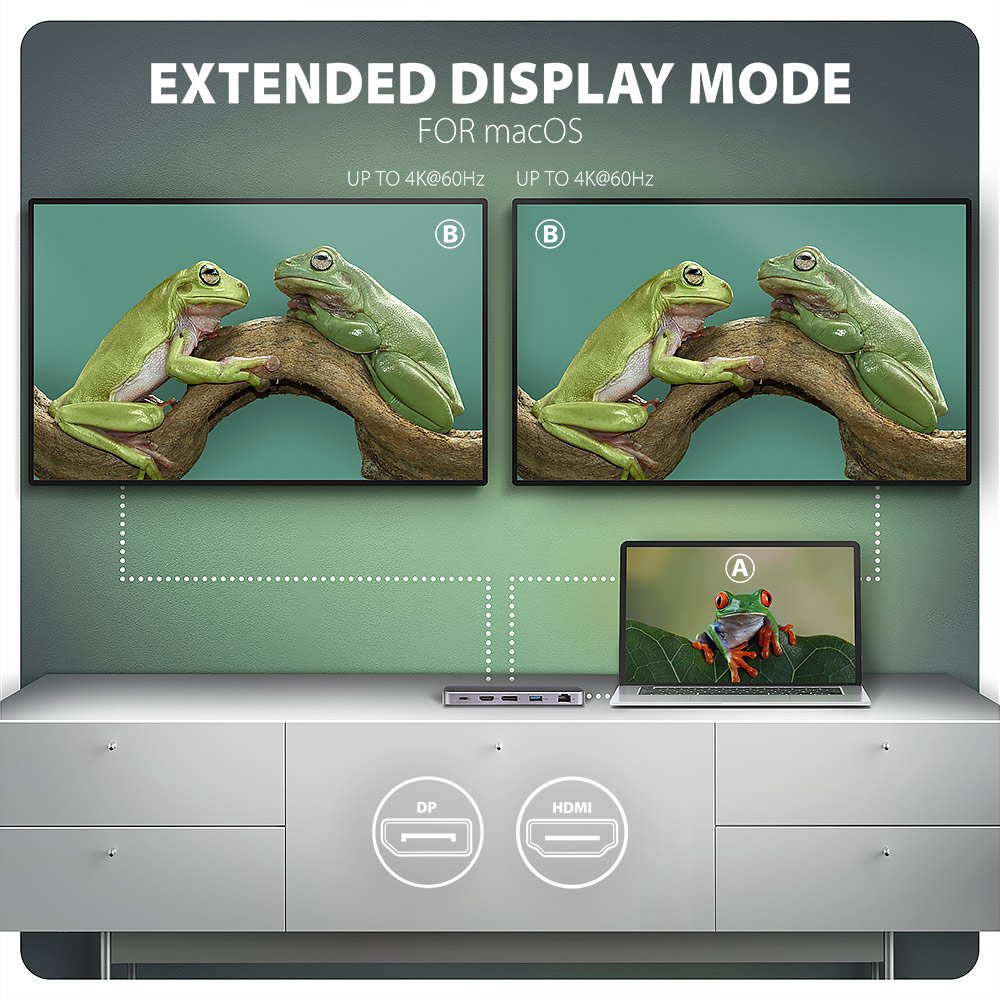 AXAGON multi hub USB-C / HMC-12GM2 / USB 3.2 Gen1 / 1x PD / 1x HDMI / 1x USB-C / 1x USB-A / SD/micro SD / 1x M.2 / RJ-45