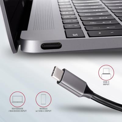 AXAGON hub USB-C / HMC-5 / USB 3.2 Gen1 / 1x USB-C / 2x USB-A / 1x HDMI / microSD/SD / 100W PD / 0,2m