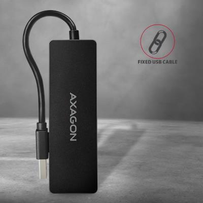 AXAGON SLIM hub USB-A / HUE-G1A / USB 3.2 Gen1 / 4x USB-A / 0,1m