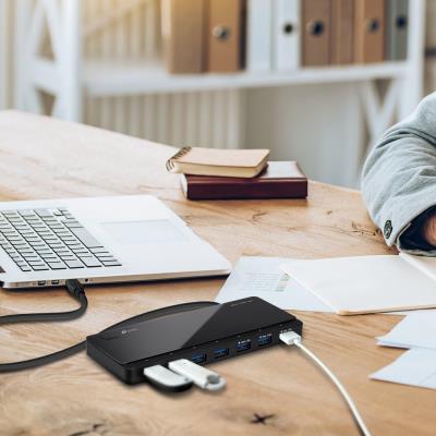 TP-Link UH700 Rozbočovač se 7 porty USB 3.0 / černý