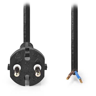 NEDIS napájecí kabel k vysavači/  CEE 7/17/ 250 V AC/ PVC/ černý/ bulk/ 15m