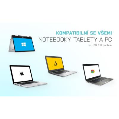 i-tec externí box pro HDD ADVANCE MySafe Easy/ 2,5" SATA/ SSD/ USB 3.0/ černý