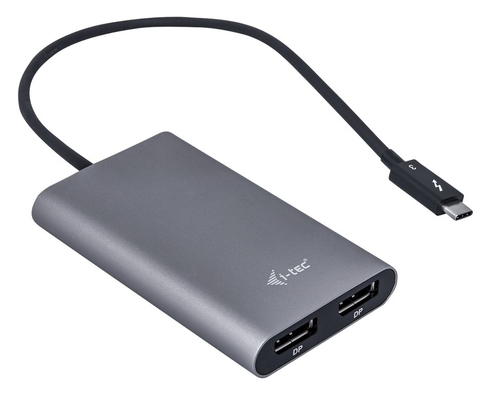 i-tec THUNDERBOLT 3 Dual Display Port adaptér 4K/ 2x Display Port 4K