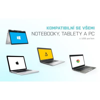 i-tec USB 2.0 Fast Ethernet adaptér DVANCE (RJ45)/ LED indikace/ černý