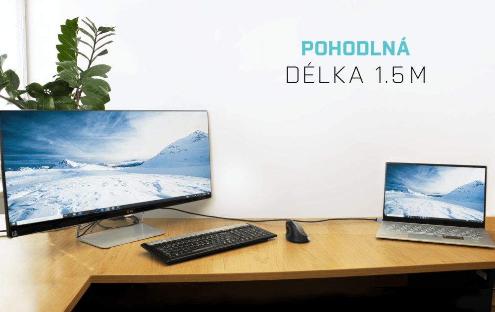 i-tec USB 3.1 Type C kabelový adaptér 4K/ 60 Hz 150cm/ 1x HDMI