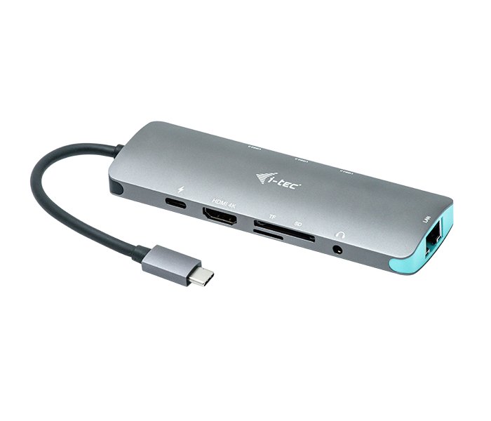 i-tec dokovací stanice USB-C Metal/ Nano Dock/ 4K UHD 3840×2160/ 3x USB 3.0/ HDMI/ LAN + Power Delivery 100 W
