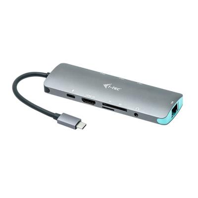 i-tec dokovací stanice USB-C Metal/ Nano Dock/ 4K UHD 3840×2160/ 3x USB 3.0/ HDMI/ LAN + Power Delivery 100 W