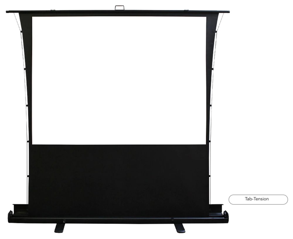 ELITE SCREENS plátno teleskopické od podlahy vzhůru 92" (233,7cm)/ 16:9/ 114,6×203,7cm/ gain 1.1/ case černý