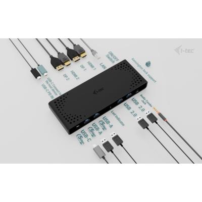 i-tec dokovací stanice Universal Dual 4K Display, Power Delivery 85W