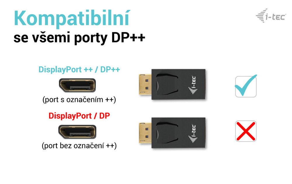 i-tec Passive DisplayPort adaptér na HDMI 4K/30Hz