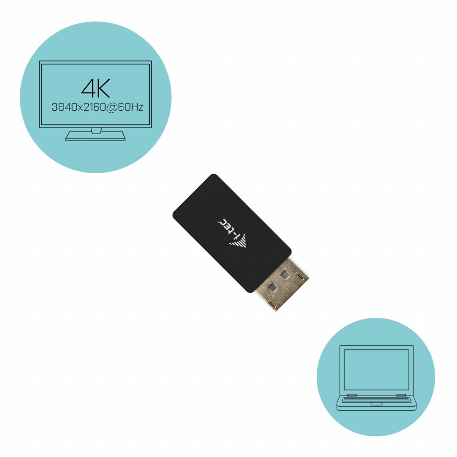 i-tec DisplayPort adaptér na HDMI 4K/60 Hz