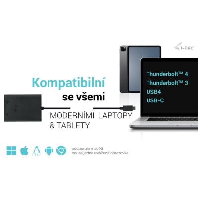 i-tec USB-C Dual 4K/60Hz (single 8K/30Hz) HDMI video adaptér