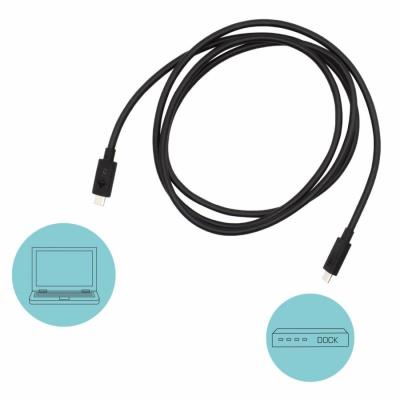 i-tec propojovací kabel Thunderbolt 3 – 40 Gbps, 100W Power Delivery, USB 3.1 (Type-C) Compatible, 1,5m